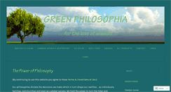 Desktop Screenshot of greenphilosophia.com