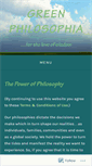 Mobile Screenshot of greenphilosophia.com